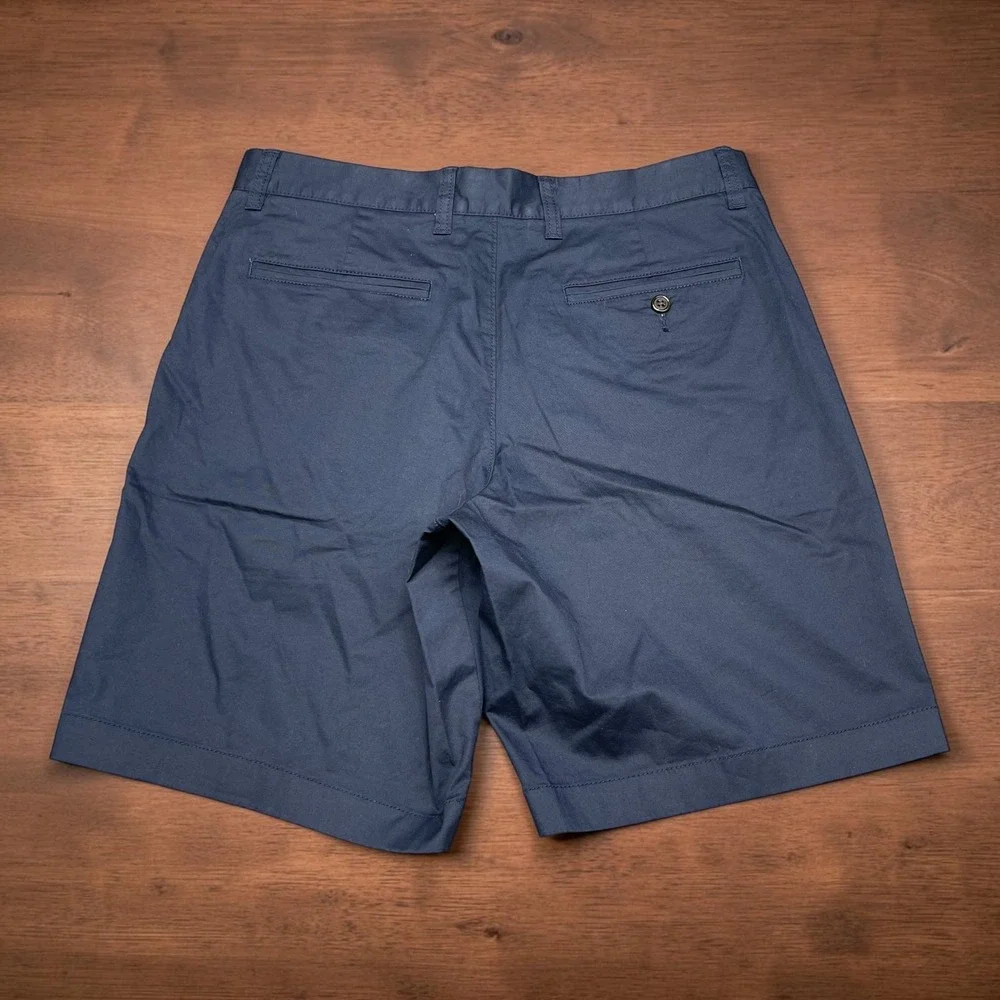 J.Crew Oarsman Portsider Shorts Mens 31 Blue 9‎ Inch Inseam Stretch Chino CH150